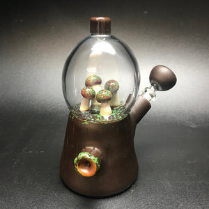 Chad G Glass Mushroom Patch Mini Water Pipe