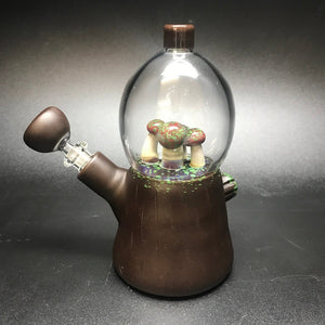 Chad G Glass Mushroom Patch Mini Water Pipe