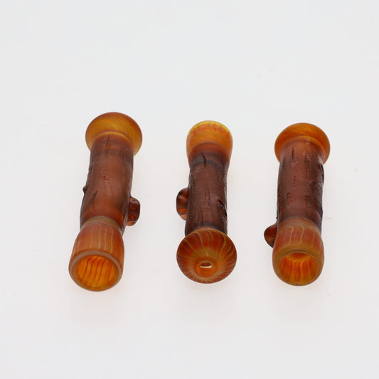 Chad G Glass Sandblasted Woodgrain Chillum