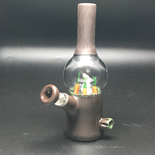 Chad G Glass White Rabbit Dome Mini Tube