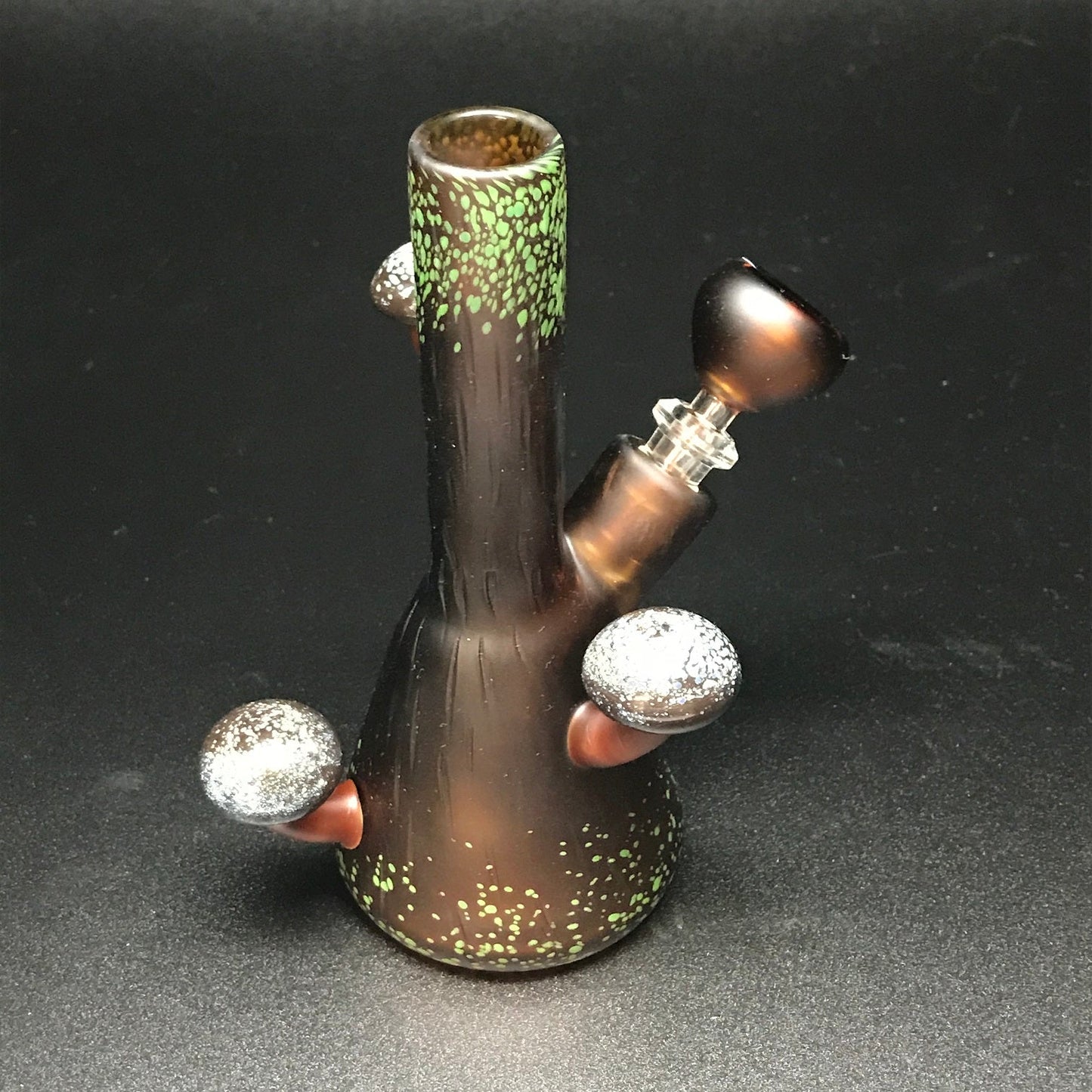 Chad G Glass Wood Mushroom Mini Tube