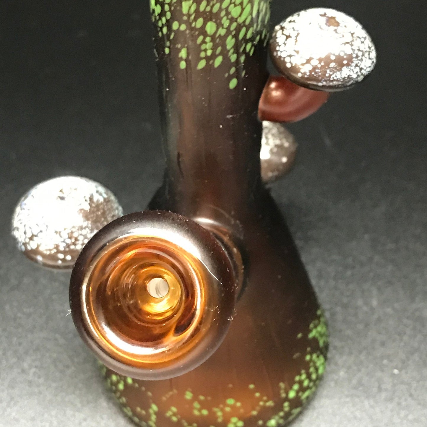 Chad G Glass Wood Mushroom Mini Tube