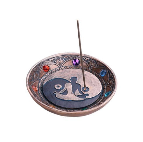 Chakra Round Incense Burner