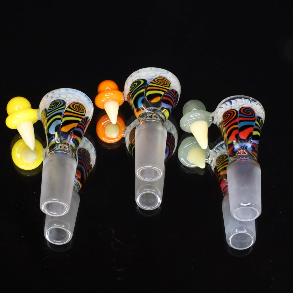 Chunk Glass Thumbprint 14mm Slide