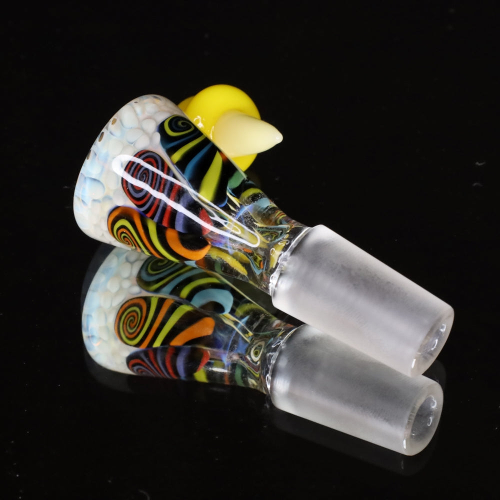 Chunk Glass Thumbprint 14mm Slide