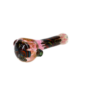 Chunk Glass Thumbprint Fumed Spoon