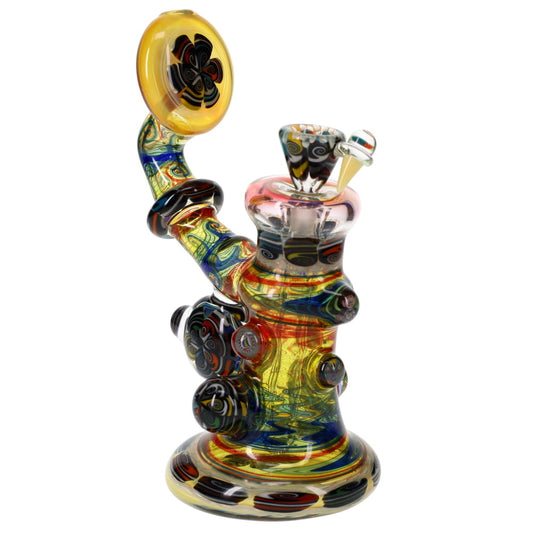 Chunk Glass X Cowboy Glass Marble Millie Bubbler