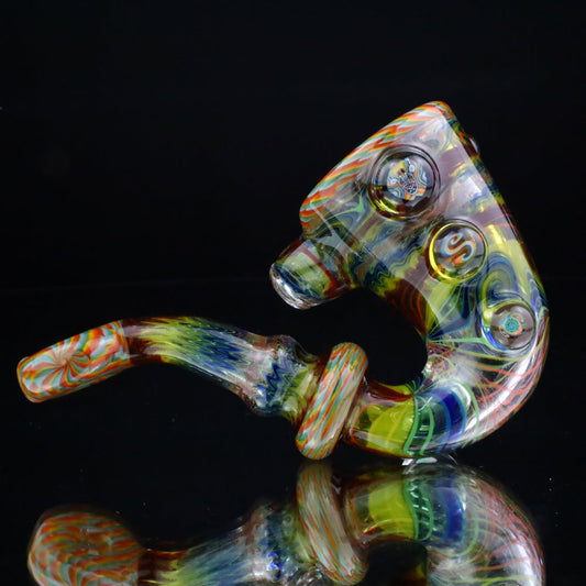 Chunk Glass X Cowboy Glass Raibow UV Wig Wag Sherlock Collab