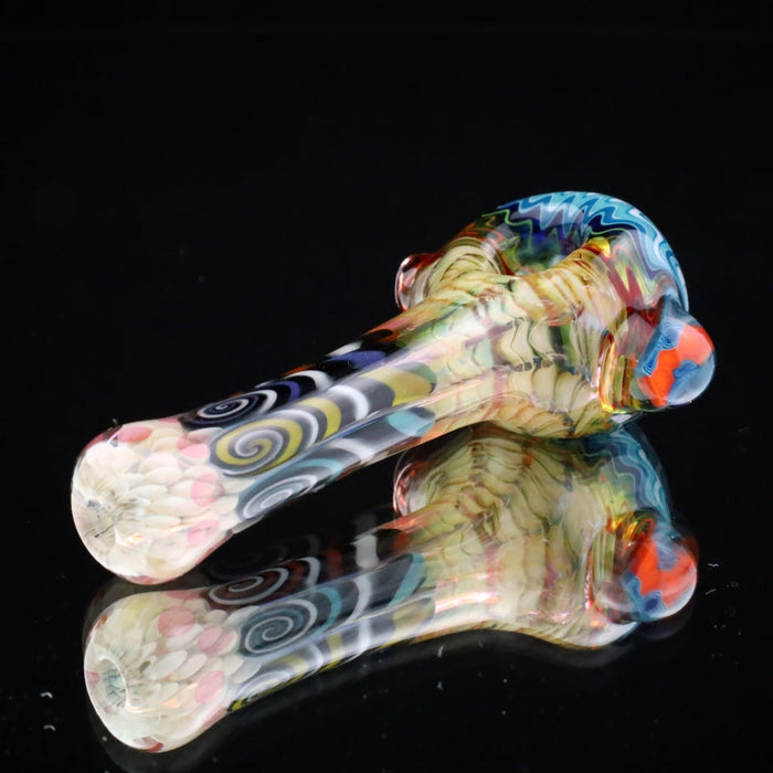 Chunk Glass X Cowboy Glass Thumbprint Wig Wag Spoon Collab