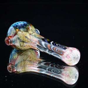 Chunk Glass X Cowboy Glass Thumbprint Wig Wag Spoon Collab