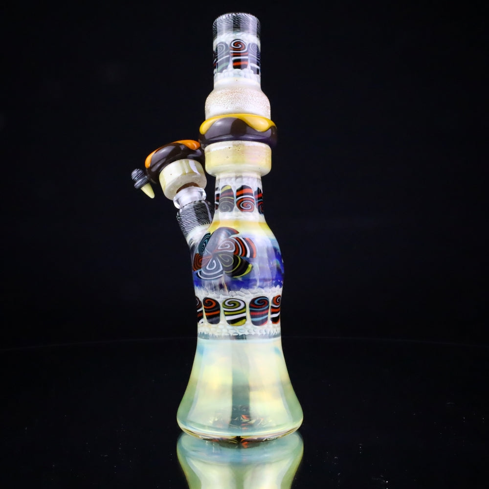 Chunk Glass X Rosburg Glass Burger Bubbler