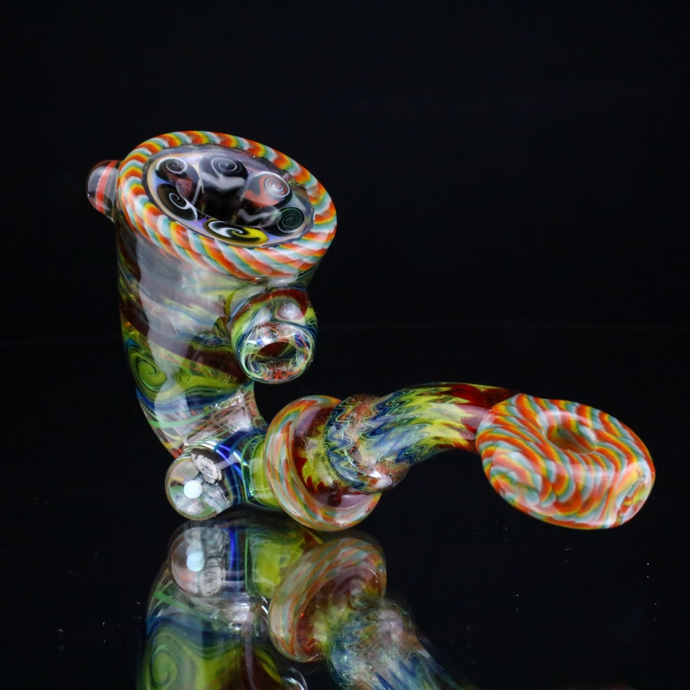 Chunk Glass X Cowboy Glass Raibow UV Wig Wag Sherlock Collab