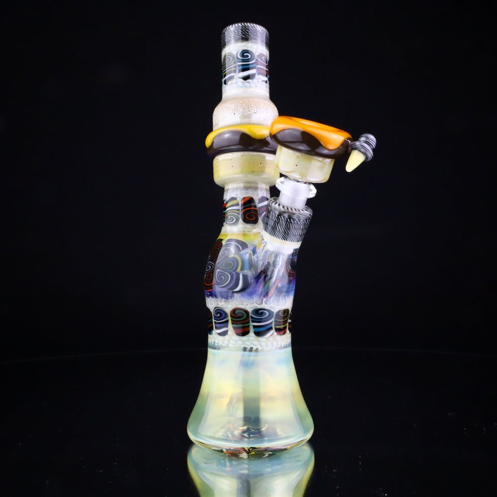 Chunk Glass X Rosburg Glass Burger Bubbler