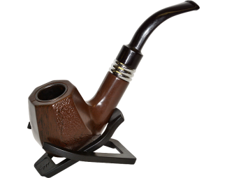 Classic Sherlock Pipe Hexagonal Dark Wood Grain