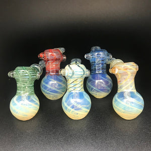 Clayball Glass Wrap and Rake Hammer Bubbler