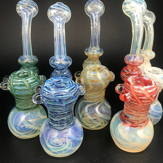 Clayball Glass Wrap and Rake Sherlock Bubbler