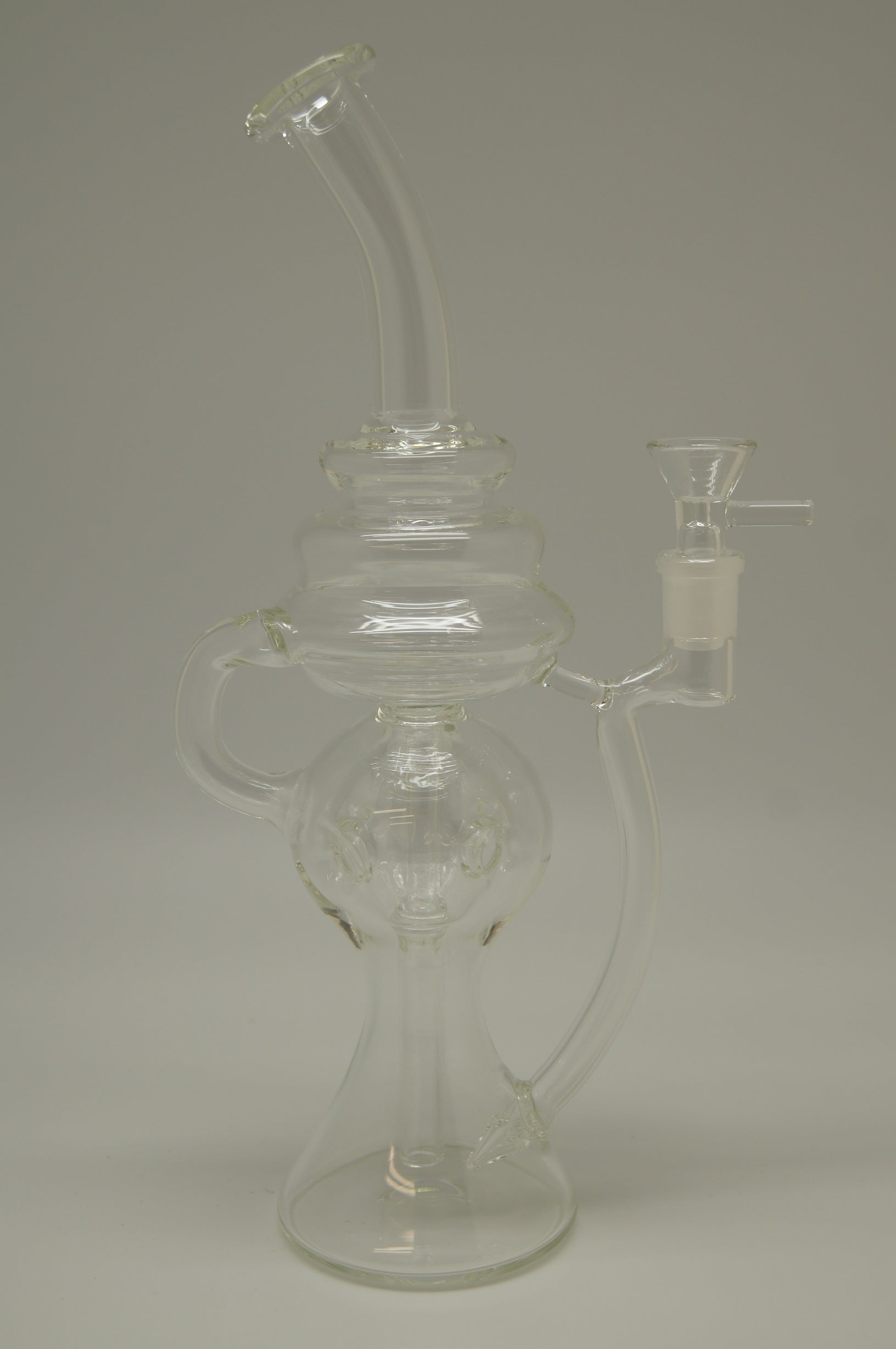 Clear Swiss Perc Tornado Bubbler