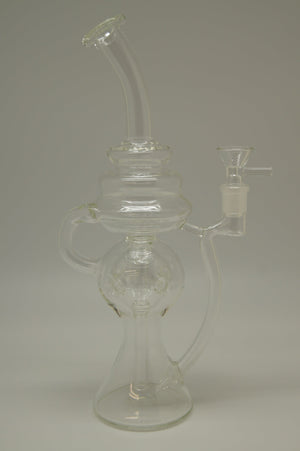 Clear Swiss Perc Tornado Bubbler