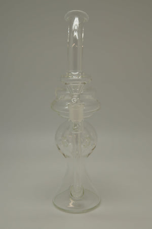 Clear Swiss Perc Tornado Bubbler