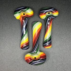 Clint Carpenter Glass Rainbow Linework Pipe