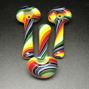 Clint Carpenter Glass Rainbow Linework Pipe