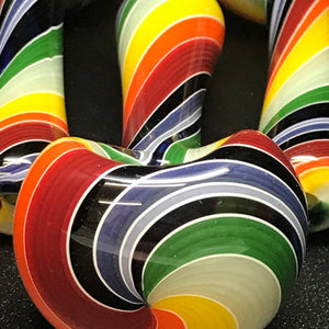 Clint Carpenter Glass Rainbow Linework Pipe