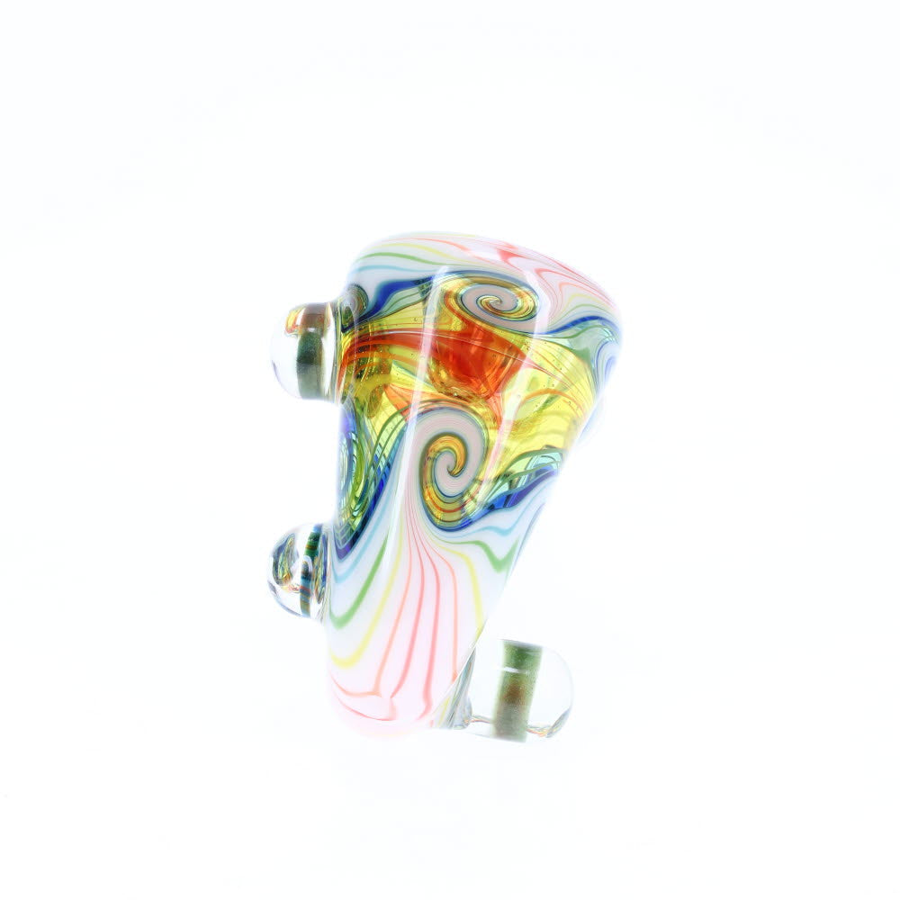 Cowboy Glass Full Linework Sherlock-Rainbow White