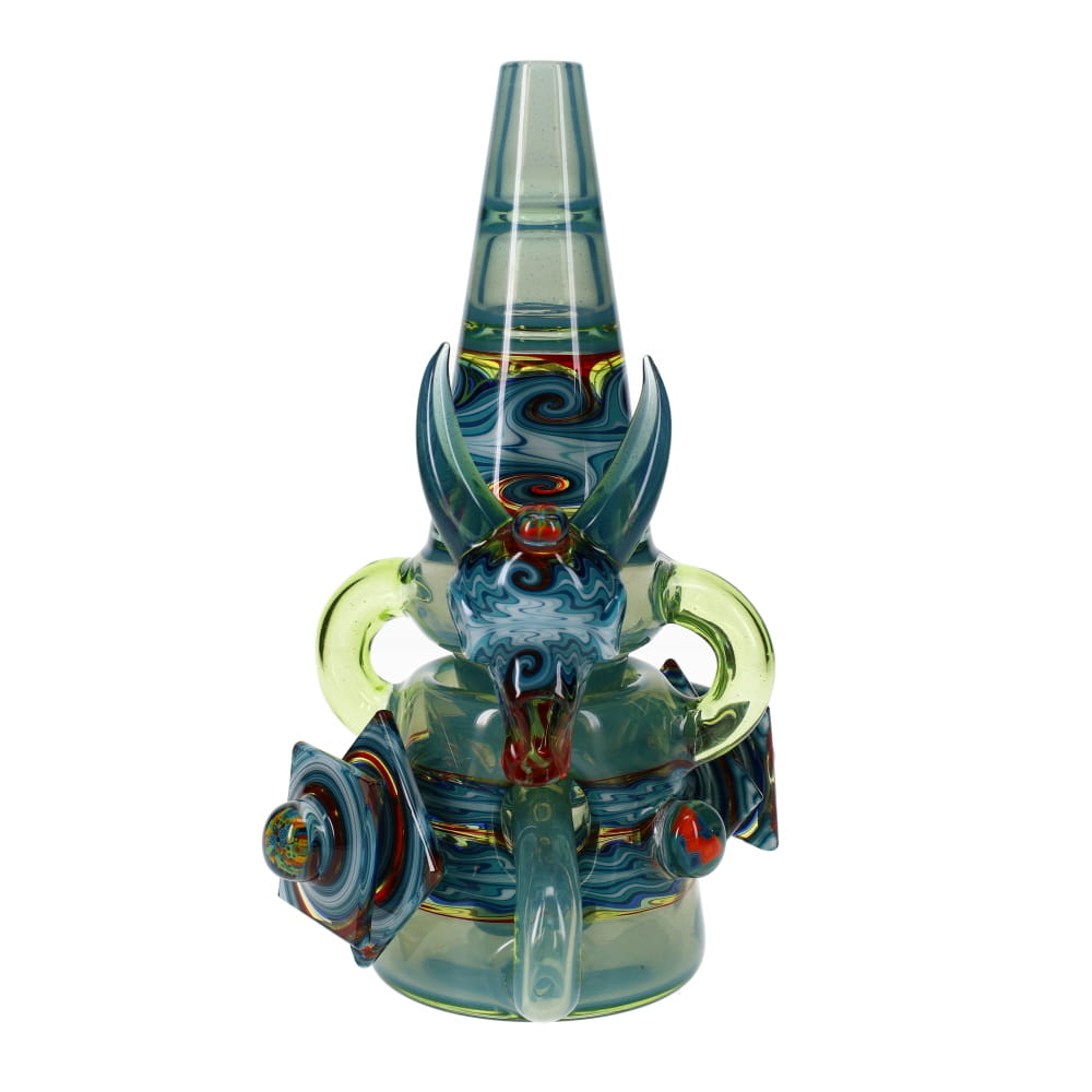 Cowboy Glass X Rad Glass Racer Cone Collaboration Recycler