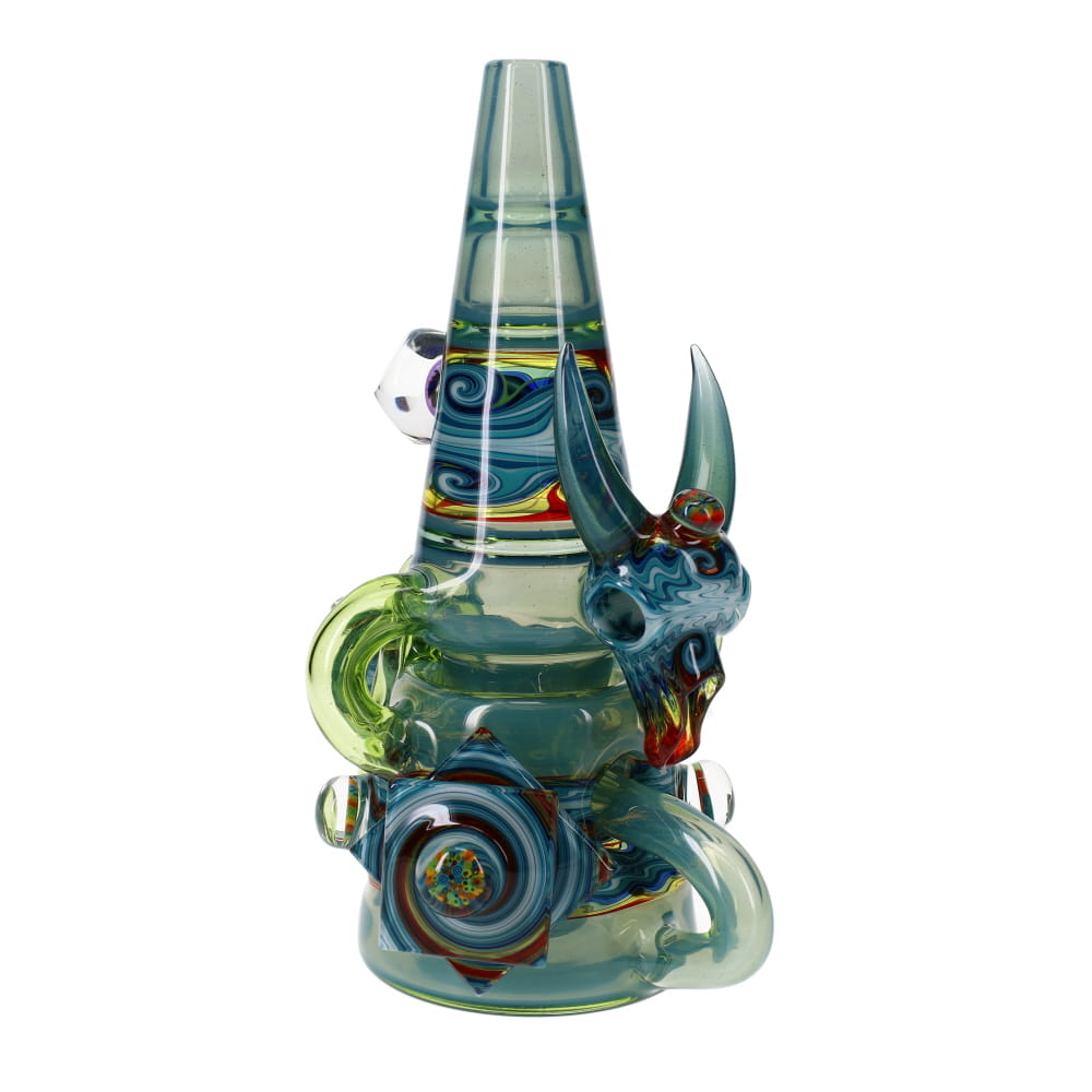 Cowboy Glass X Rad Glass Racer Cone Collaboration Recycler