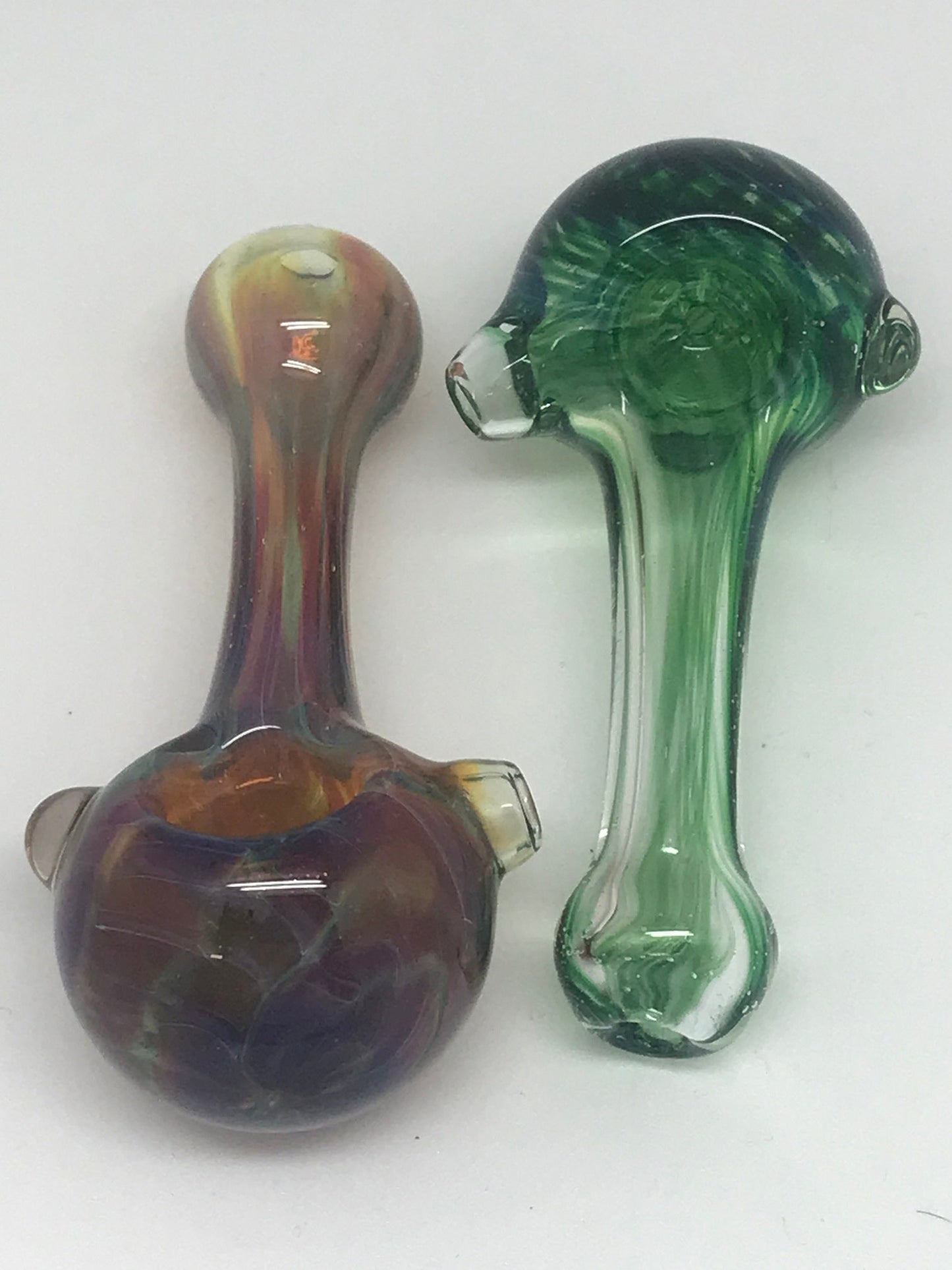 Crossroads Glass Fumed Lines Blown In Pipe