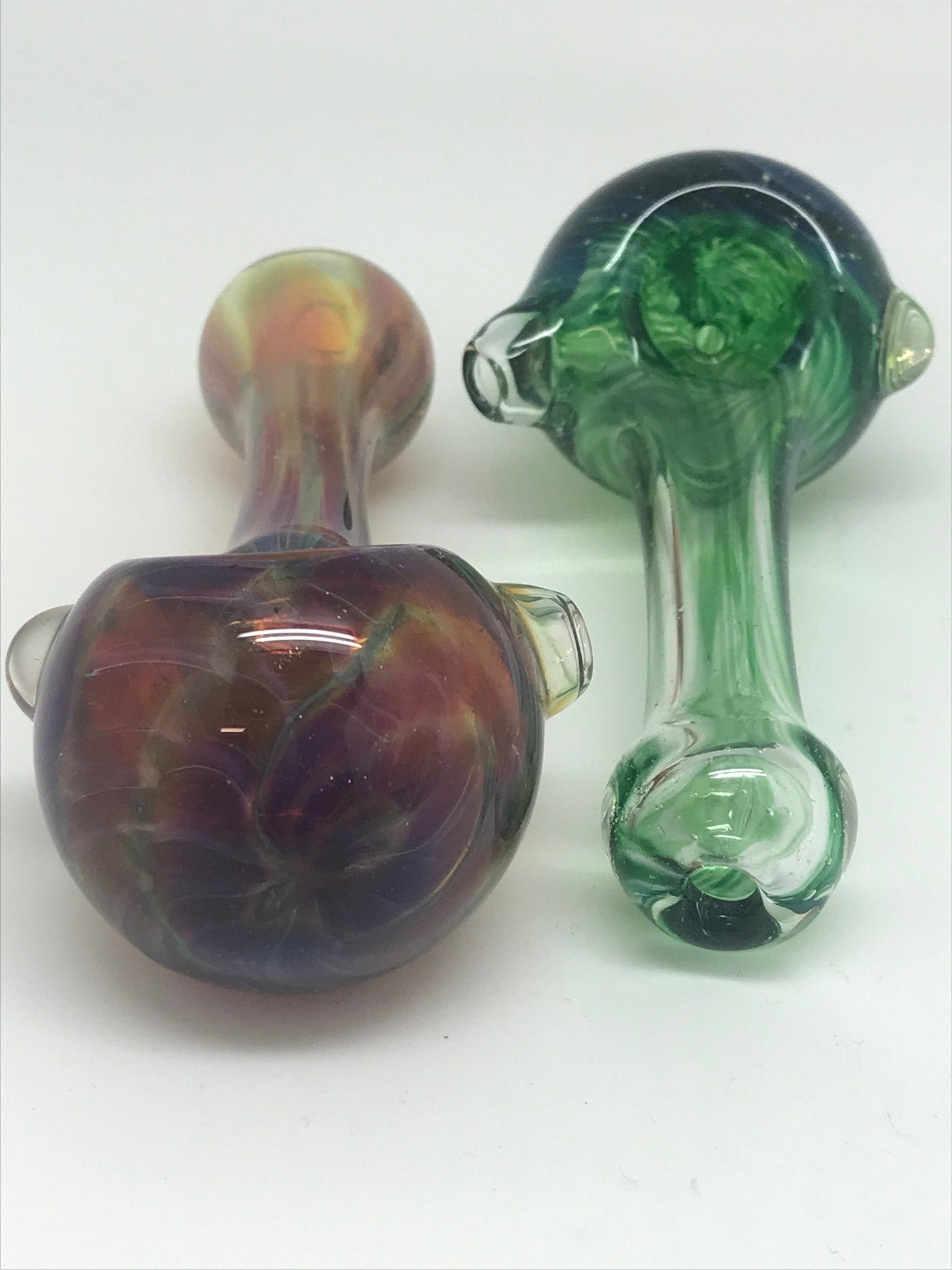 Crossroads Glass Fumed Lines Blown In Pipe