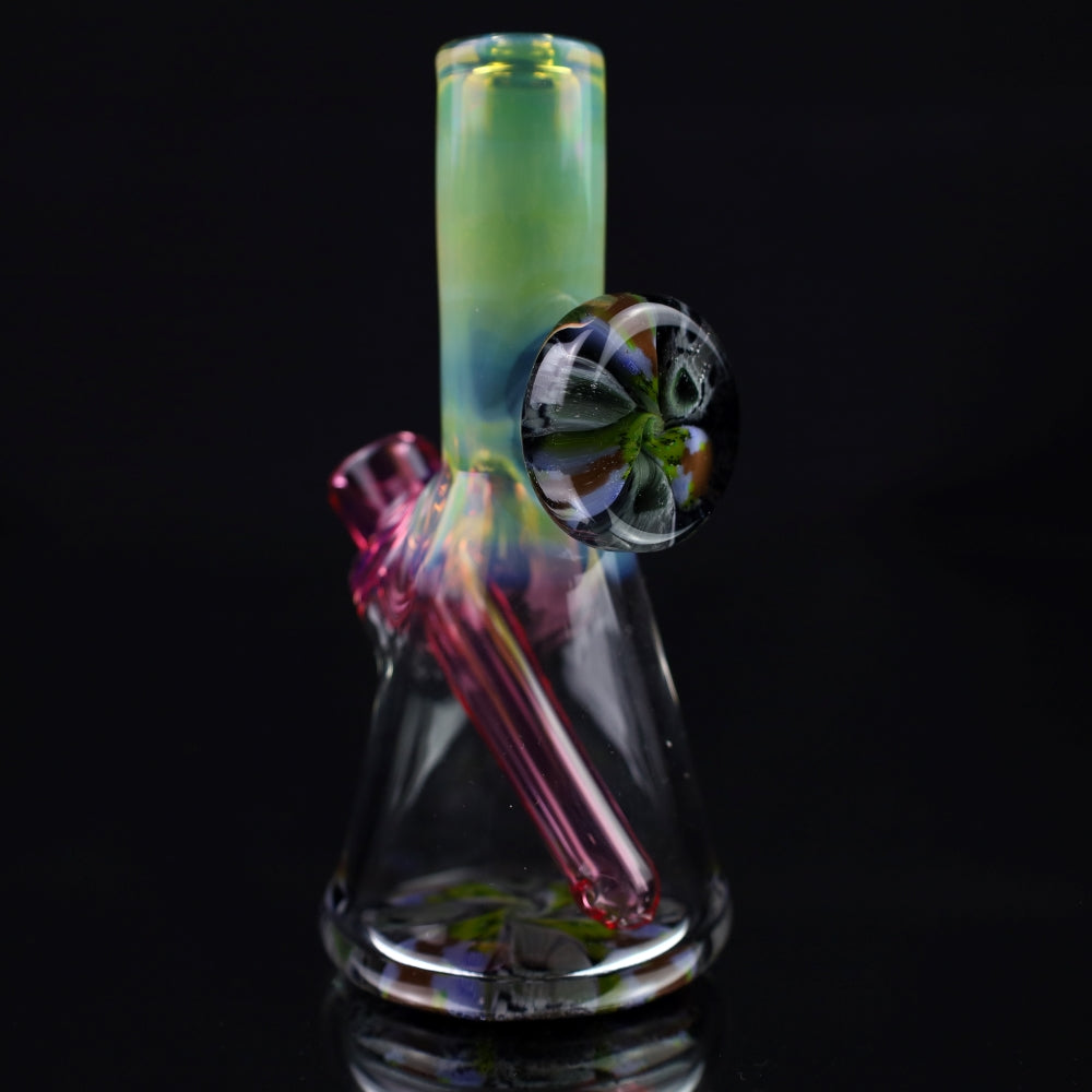 Crunk Glass Green Fume Tiny Beaker