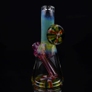 Crunk Glass Rainbow Fume Tiny Beaker