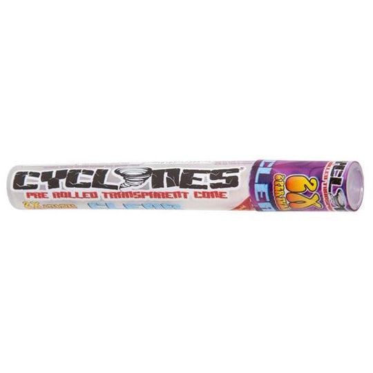 Cyclones Clear Purple Unknown Cone SALE