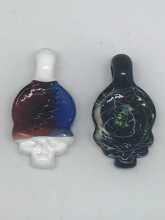 Deranged Lion Glass Stealie Pendant