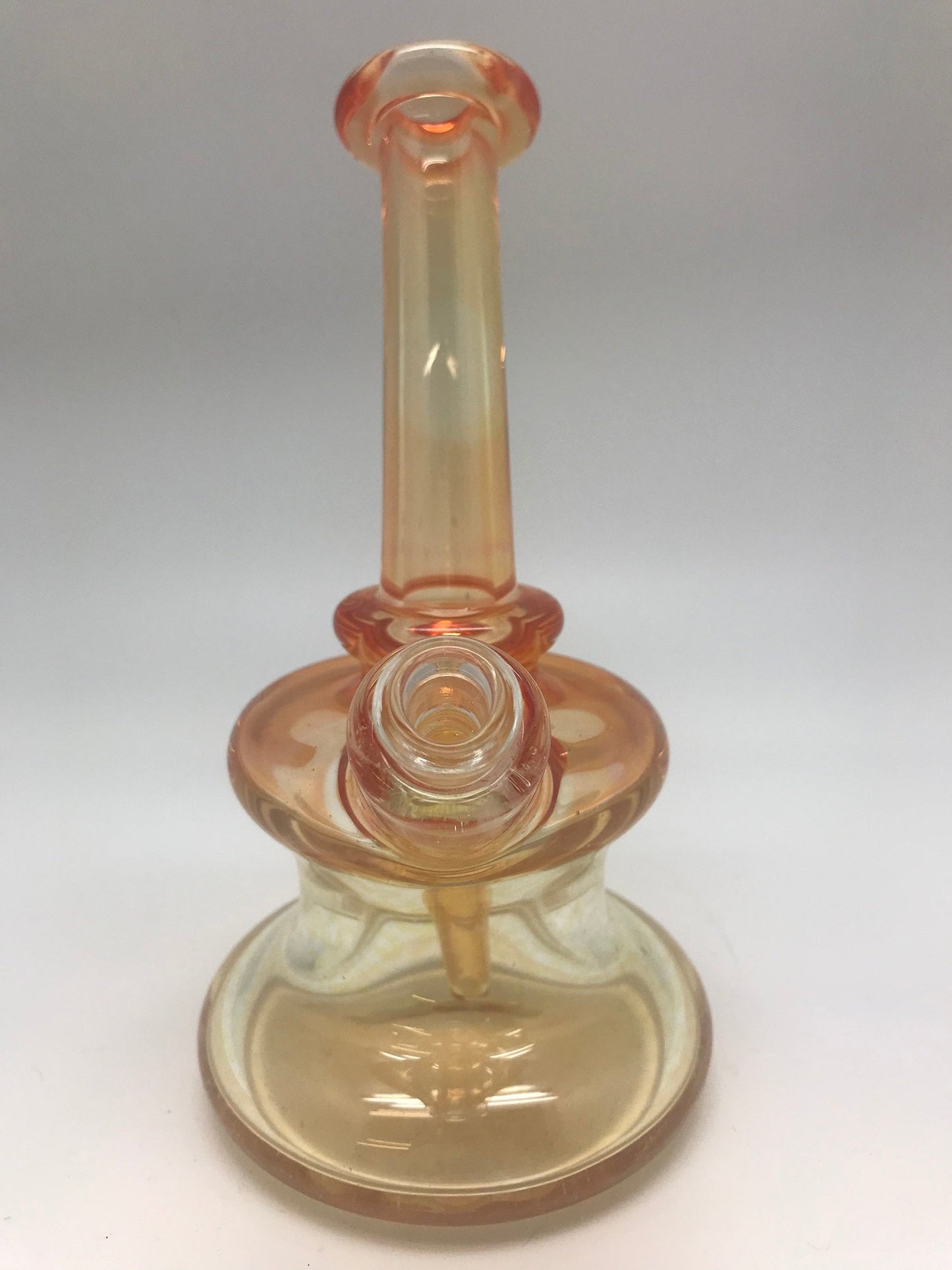 ET Glass Gold Fume Stem Beaker