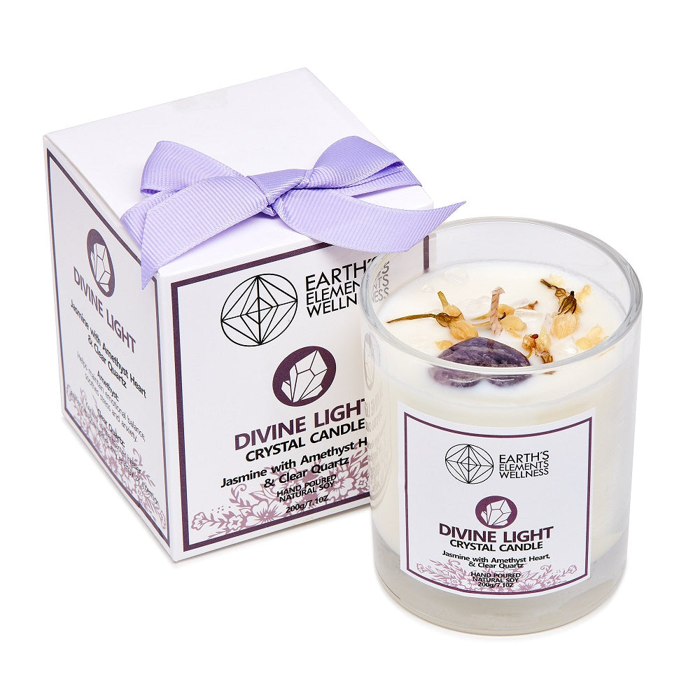 Earth's Elements Wellness Candle - Divine Light