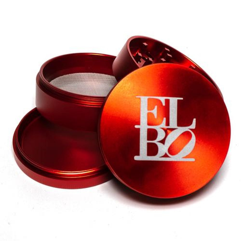 Elbo Glass Branded Luxury 4 Piece Grinder - 70mm