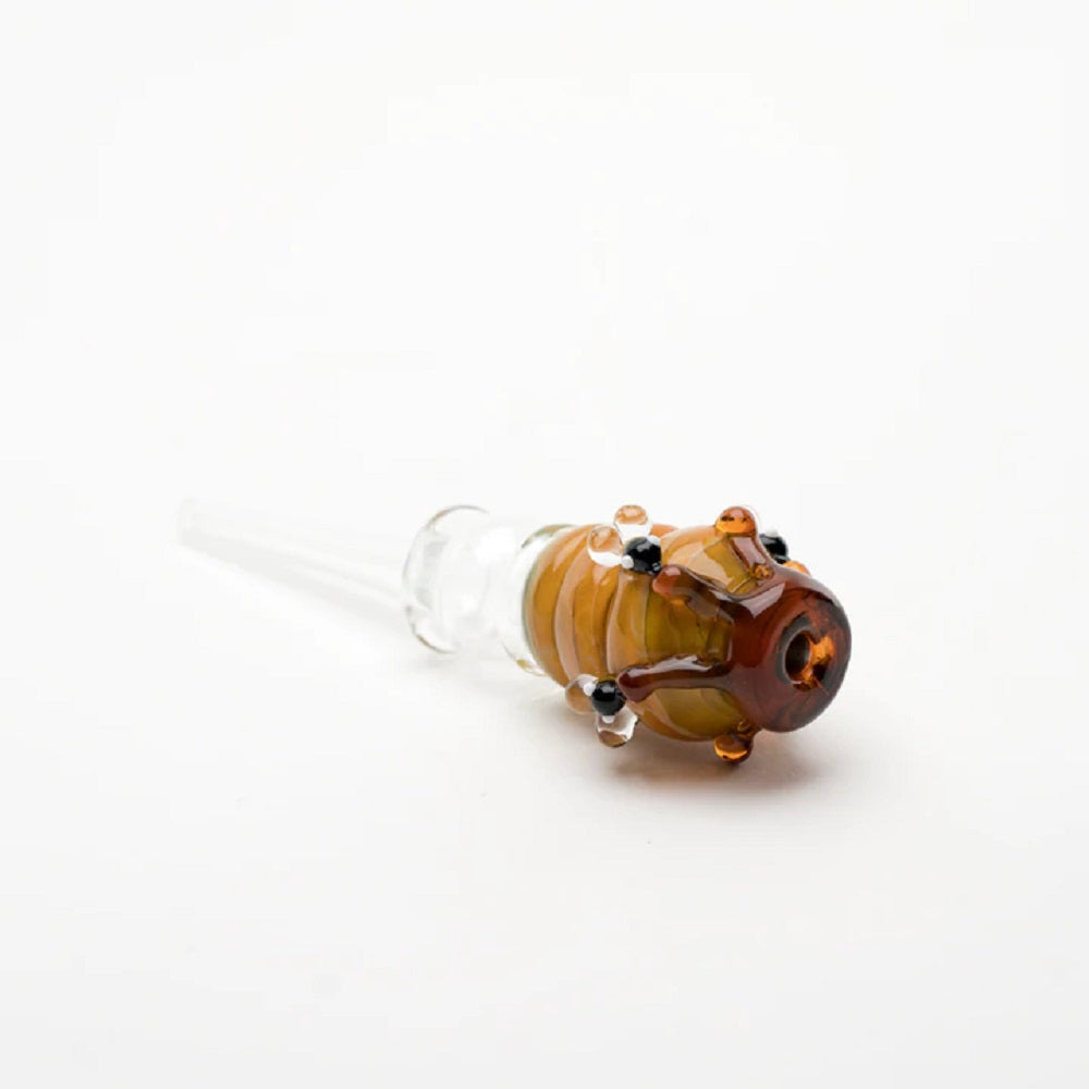 Empire Glassworks Beehive Honey Straw