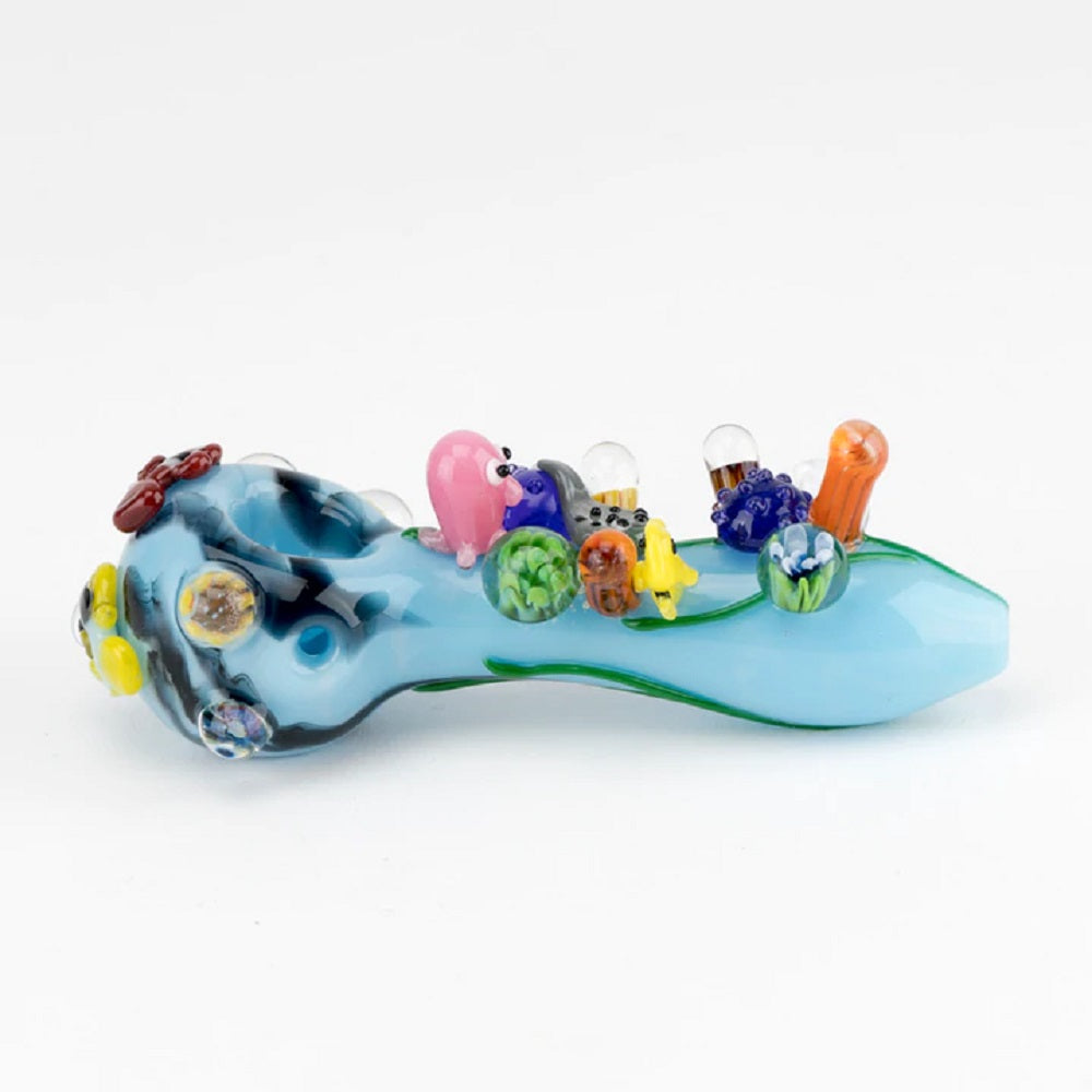 Empire Glassworks Great Barrier Reef Small Spoon Pipe