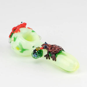 Empire Glassworks Ribbit Small Spoon Pipe