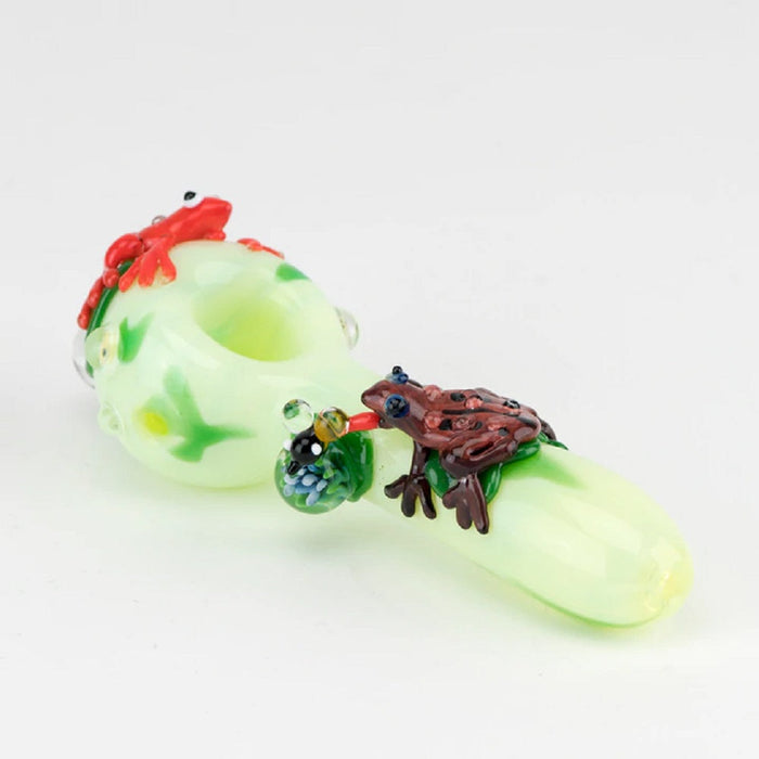 Empire Glassworks Ribbit Small Spoon Pipe