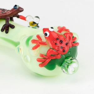 Empire Glassworks Ribbit Small Spoon Pipe