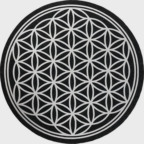 Flower Of Life Mood Mat - 5"