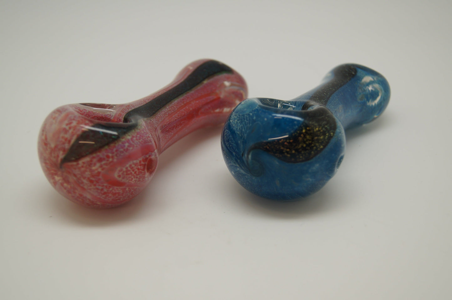 Frit Ghost Fume Dichro Stripe Pipe