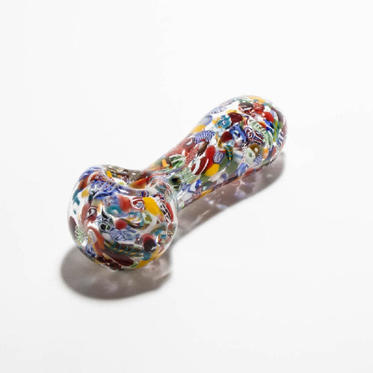 Full Confetti Glass Hand Pipe