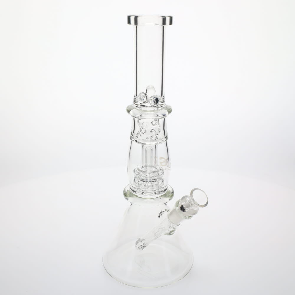 Geo's Glass Double Hitter Beaker - 14"