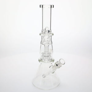 Geo's Glass Double Hitter Beaker - 14"