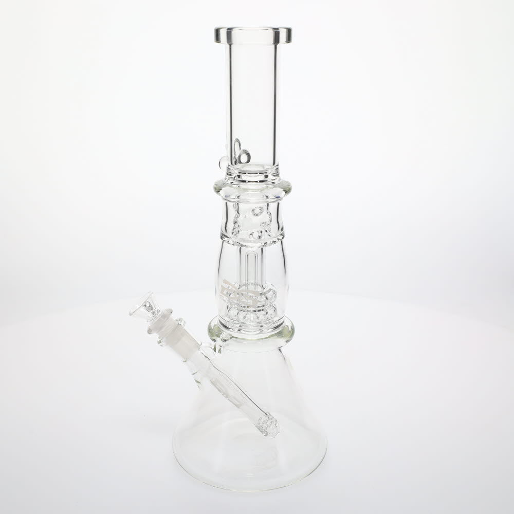 Geo's Glass Double Hitter Beaker - 14"