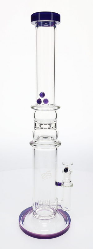 Geo's Glass Mega Shredder Color Straight Tube